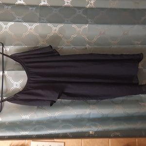 BAILEY blue Navy sheer dress sz M
